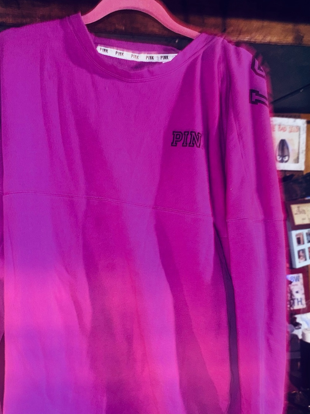 PINK Victoria's Secret Crewneck Sweatshirt - Hot Pink